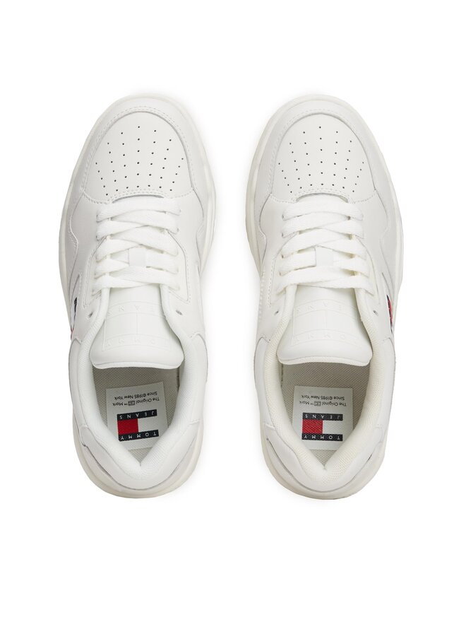 Tommy Jeans Снікерcи Tommy Jeans Tjw New Basket Sneaker Lc EN0EN02524 Écru