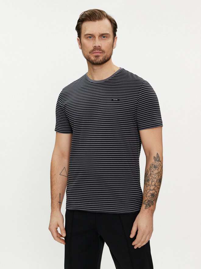 Calvin Klein Calvin Klein Marškinėliai K10K112520 Juoda Regular Fit