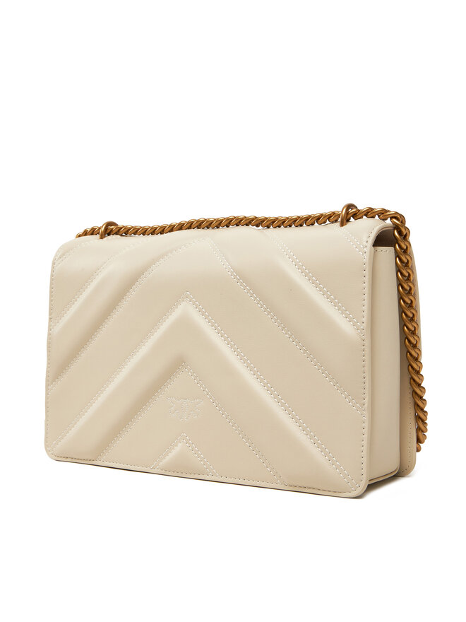 PINKO Handtasche PINKO Love One Classic Light Dc PE 25 PLTT 104549 A26Z Écru