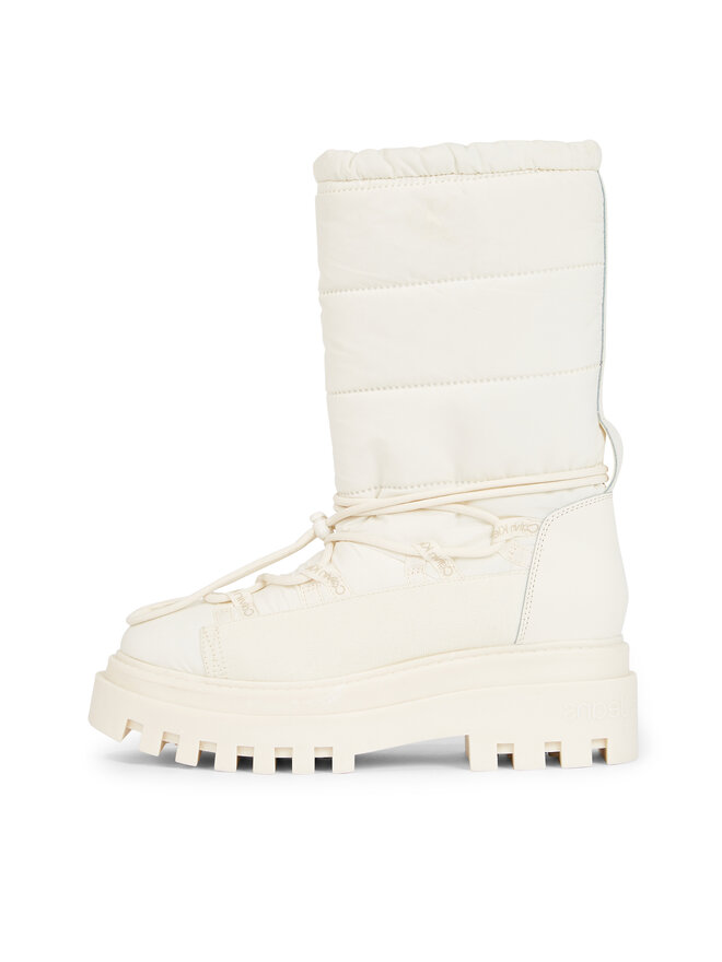 Calvin Klein Jeans Botas de nieve Calvin Klein Jeans Flatform Snow Boot Nylon Wn YW0YW01146 Blanco