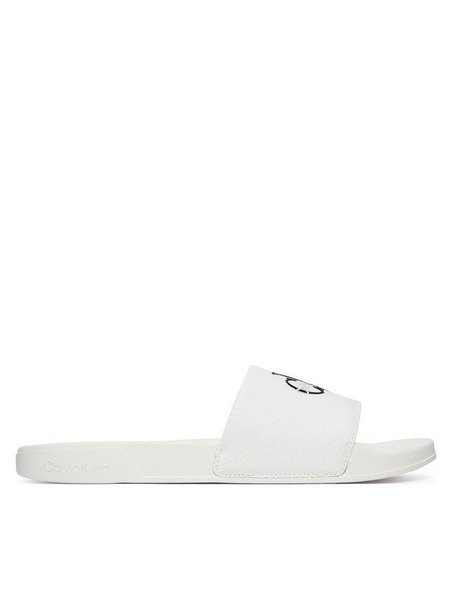 Calvin Klein Pantoletten Calvin Klein Ess Slide Cv YM0YM01393 Weiß