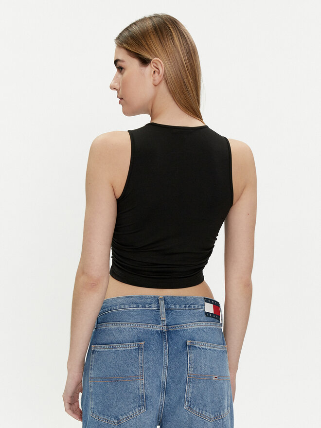 Tommy Jeans Tommy Jeans Top DW0DW17893 Schwarz Slim Fit