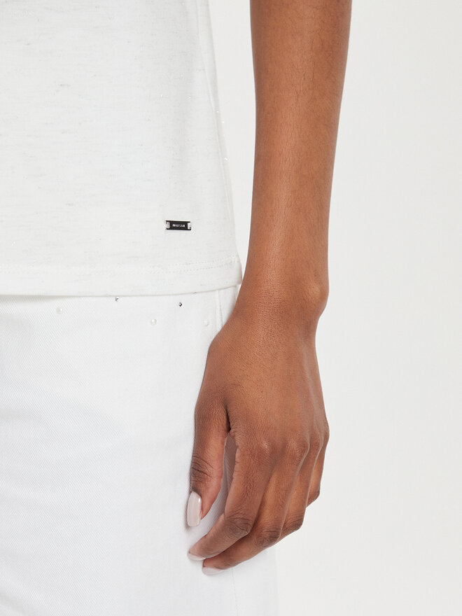 Morgan Morgan Camiseta 242-DAYA Blanco Regular Fit