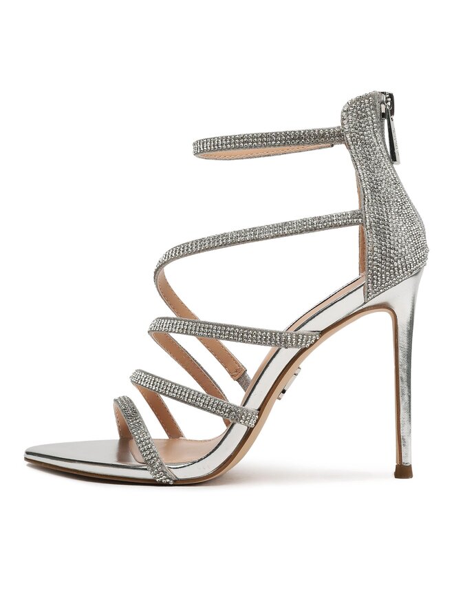 Steve Madden Σανδάλια Steve Madden Beamish Sandal SM11002585-751 Ασημί