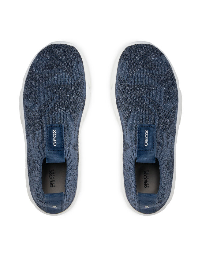Geox Sneakersy Geox J Aril Girl J25DLE 0007Q C4343 Tmavomodrá