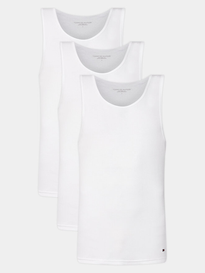Tommy Hilfiger Tommy Hilfiger 3 db-os trikó szett UM0UM03179 Fehér Slim Fit