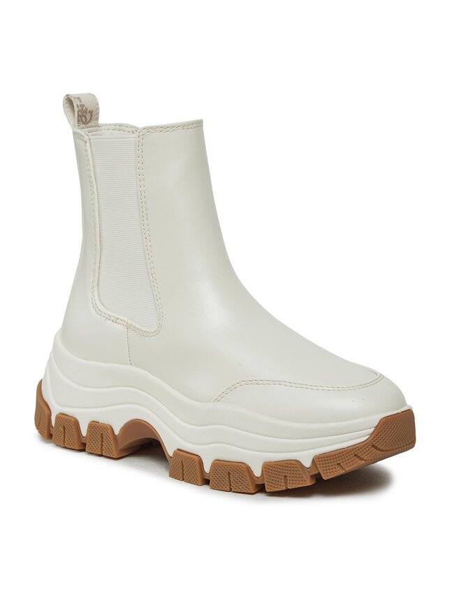 Guess Polokozačky Guess FL8BEO ELE12 Écru