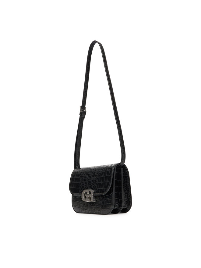 GINO ROSSI Handtasche Gino Rossi CEO-LINA-KQ44-CROCCO Schwarz