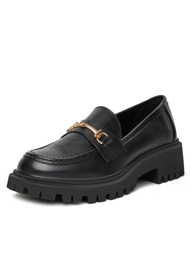 DeeZee Loafersy DeeZee 13027-12 Czarny
