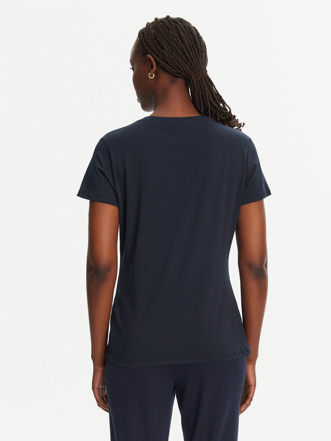 Liu Jo Sport Liu Jo Sport T-shirt TA5179 J6040 Tamnoplava Regular Fit