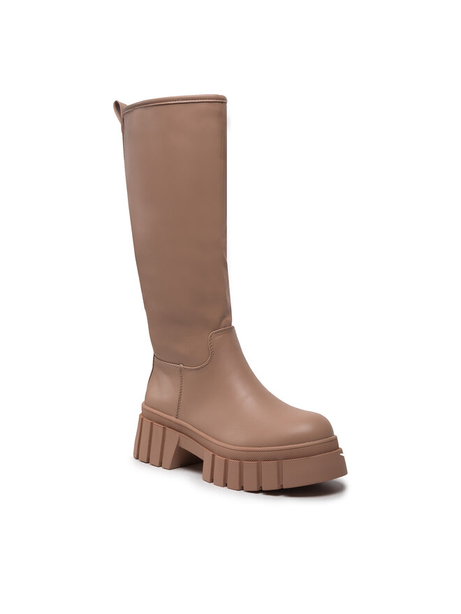 DeeZee Kozačky DeeZee ZAL90099Y-3 Hnědá