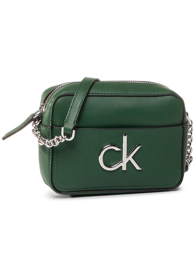 Sac a main Calvin Klein Re Lock Camera Bag K60K606677 Vert chaussures