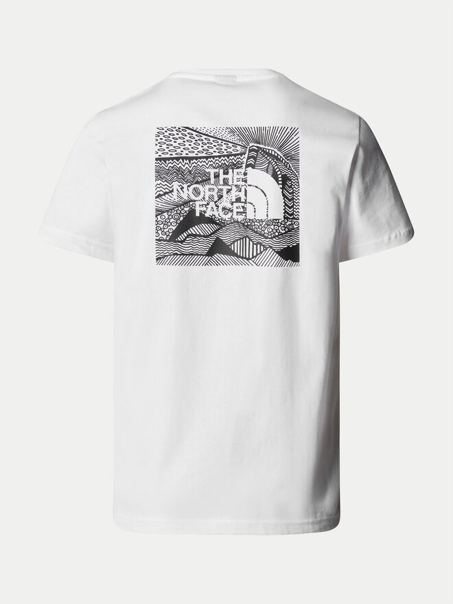 The North Face The North Face Marškinėliai Redbox NF0A87NV Balta Regular Fit