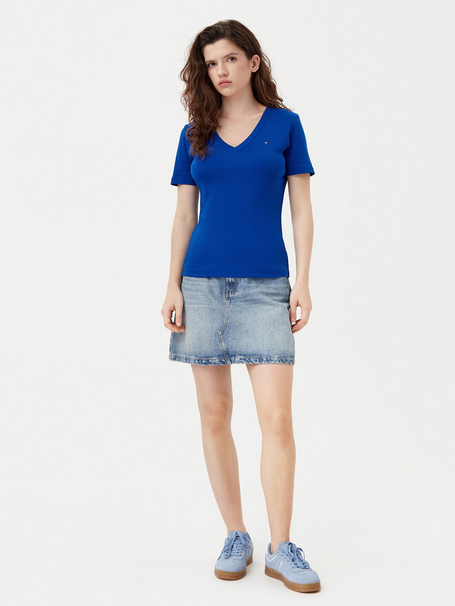 Tommy Hilfiger Tommy Hilfiger Camiseta New Cody WW0WW40584 Azul Slim Fit