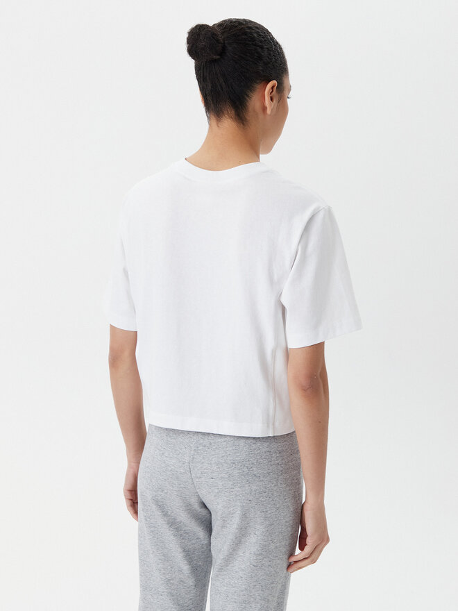 Champion Champion Marškinėliai 117874 Balta Regular Fit