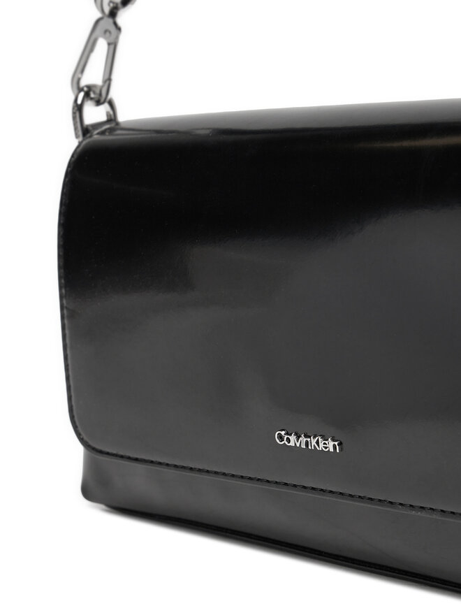 Calvin Klein Τσάντα Calvin Klein Ck Must Conv Shoulder Bag_Shiny K60K612885 Μαύρο
