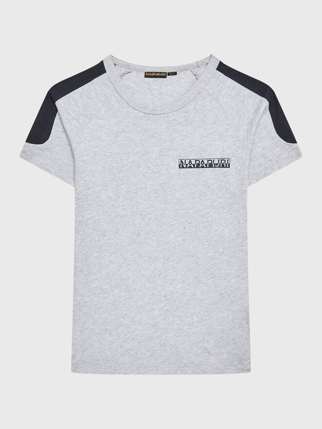 Napapijri Napapijri T-shirt NP0A4H2Y M Siva Regular Fit