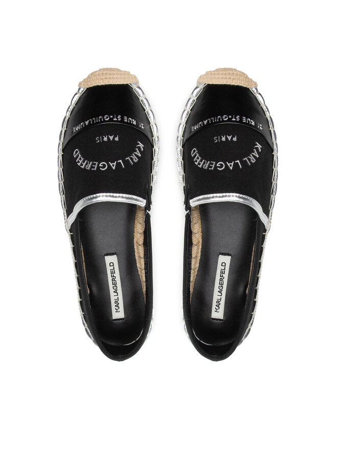 KARL LAGERFELD Еспадрили KARL LAGERFELD KL80108A Черен