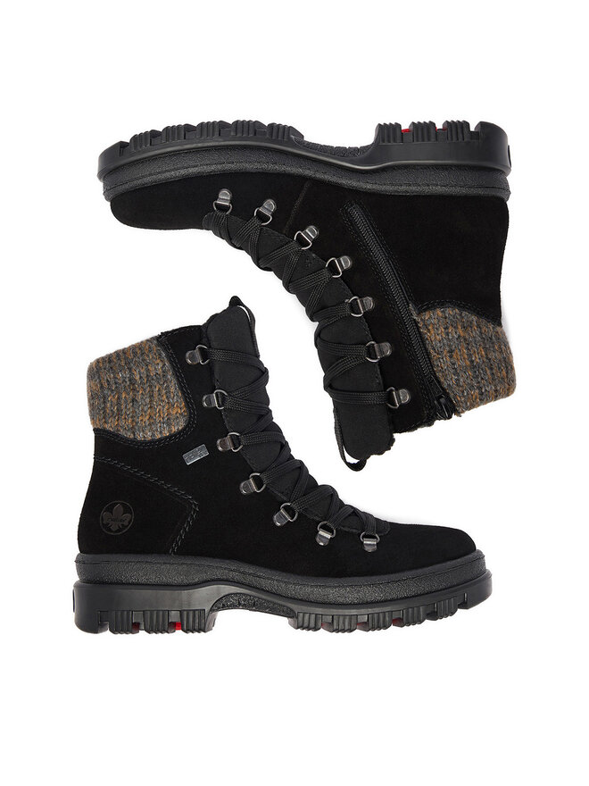 Rieker Schnürschuhe Rieker CEO-X8200-00 Schwarz