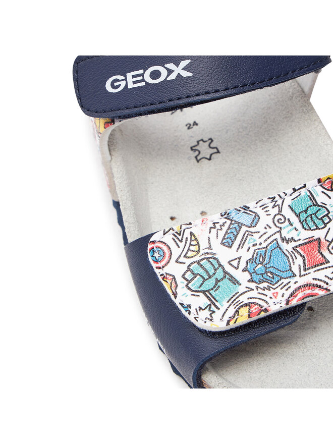 Geox Sandale Geox J Ghita Boy J458LE 00004 C4243 M Tamnoplava