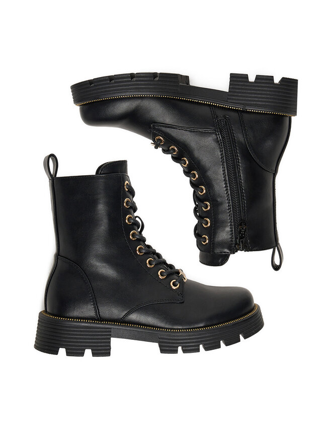 DeeZee Schnürschuhe DeeZee CEO-CS6139-01 Schwarz