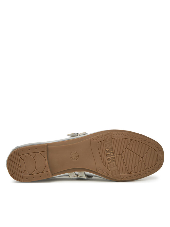 Jana Ballerinas Jana 8-22177-44 Silberfarben