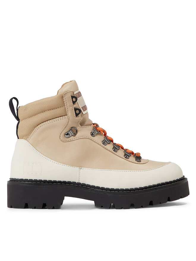 Tommy Jeans Schnürstiefeletten Tommy Jeans Tjm Boot Hiker EM0EM01252 Beige