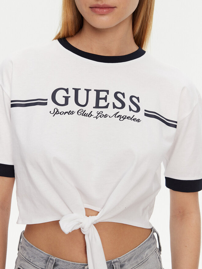 Guess Guess Marškinėliai V5GI05 I3Z14 Balta Regular Fit