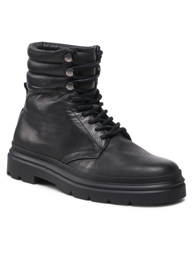 Calvin Klein Ορειβατικά παπούτσια Calvin Klein Combat Boot Pb Lh HM0HM00667 Μαύρο
