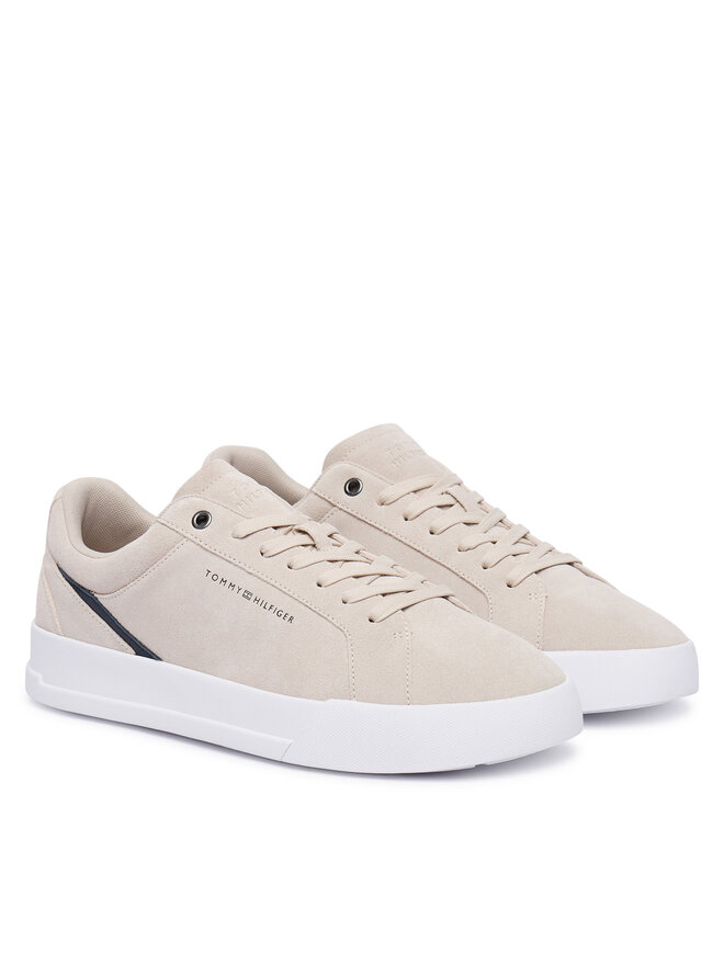 Tommy Hilfiger Sneakers Tommy Hilfiger Th Court Premium Suede FM0FM05880 Hellbeige