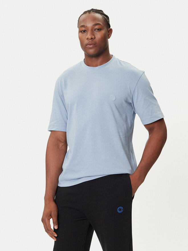 HUGO HUGO Camiseta Niley 50519984 Celeste Regular Fit