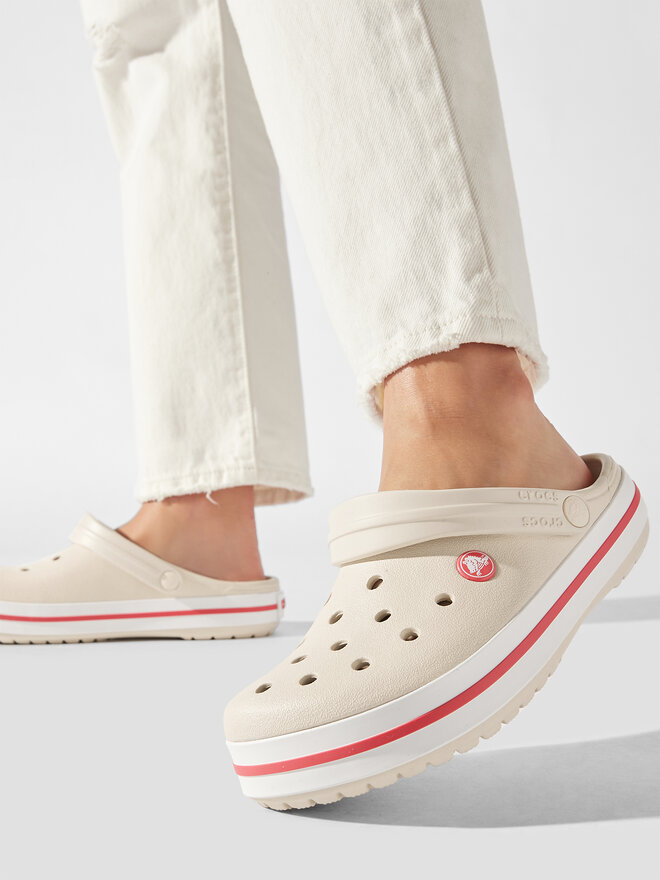 Crocs Klapki Crocs Crocband 11016 Beżowy