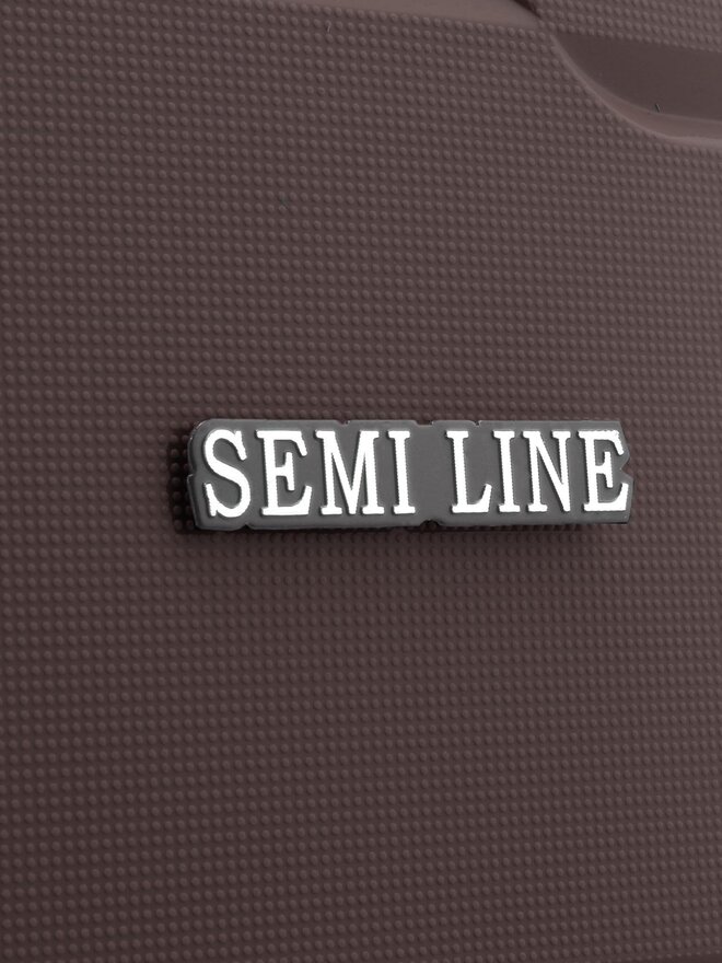 Semi Line Kabinový kufr Semi Line T5792-1 Hnědá