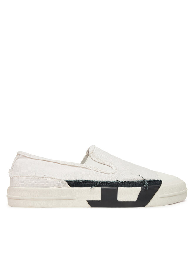 Diesel Tenis superge Diesel D-Verse Y03552PR012 HA686 Bela