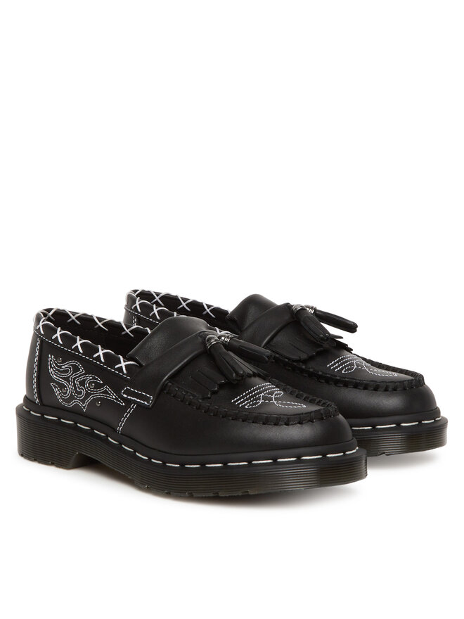 Dr. Martens Μοκασίνια Dr. Martens Adrian Gothic Americana DM31626001 Μαύρο