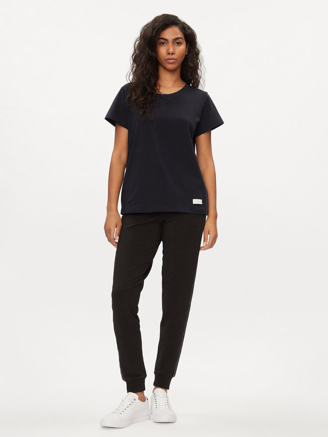 Tommy Hilfiger Tommy Hilfiger Majica UW0UW04873 Mornarsko modra Relaxed Fit