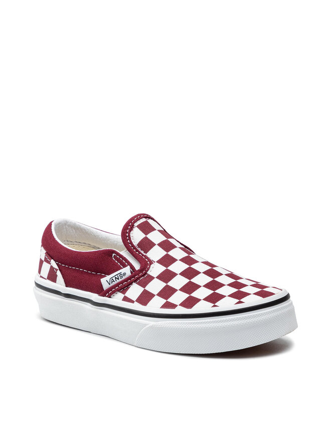 Zapatillas de tenis Vans Classic Slip On Guinda burdeos zapatos.es