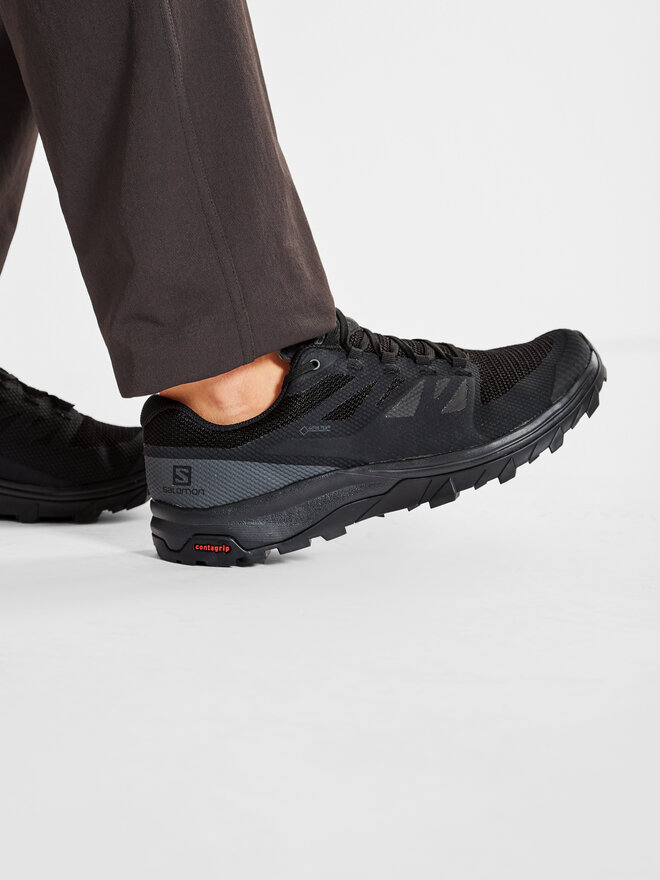 Salomon outline gtx black phantom magnet discount