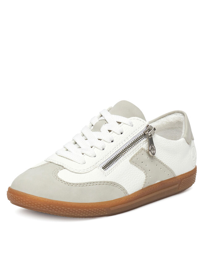 Rieker Sneakersy Rieker L9700-80 Biela