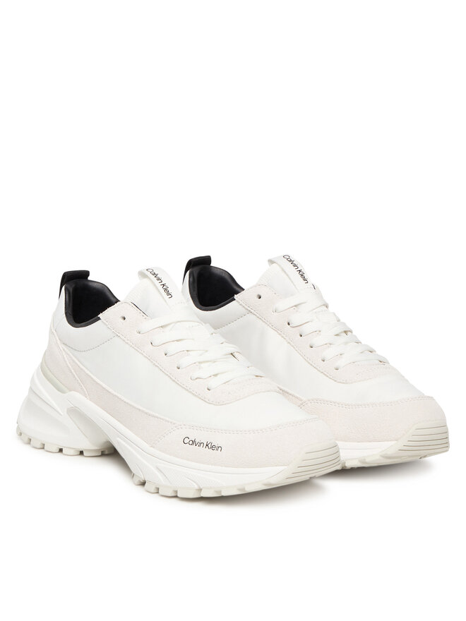 Calvin Klein Sneakers Calvin Klein Hike Runner Mg Nylon Mix YW0YW02075 Alb