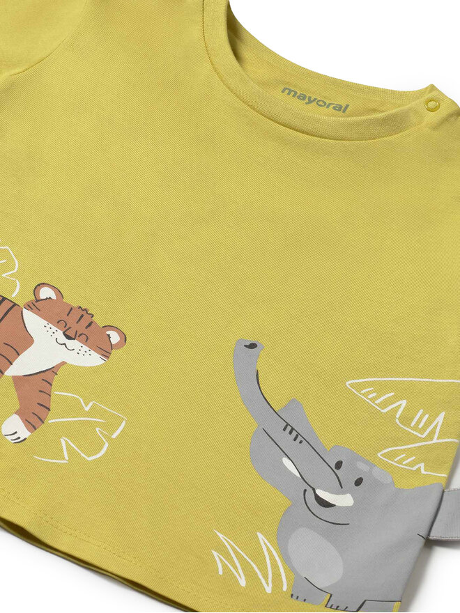Mayoral Mayoral T-Shirt 1061 Gelb Regular Fit