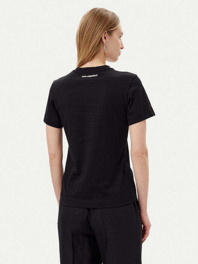 KARL LAGERFELD KARL LAGERFELD Camiseta A1W17126 Negro Regular Fit
