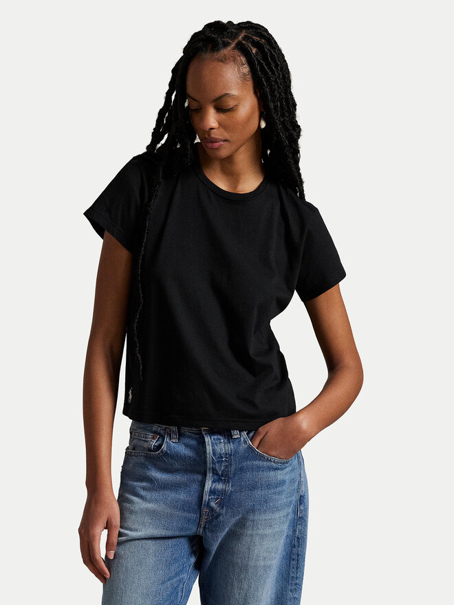 Polo Ralph Lauren Polo Ralph Lauren T-Shirt 211967102002 Μαύρο Classic Fit
