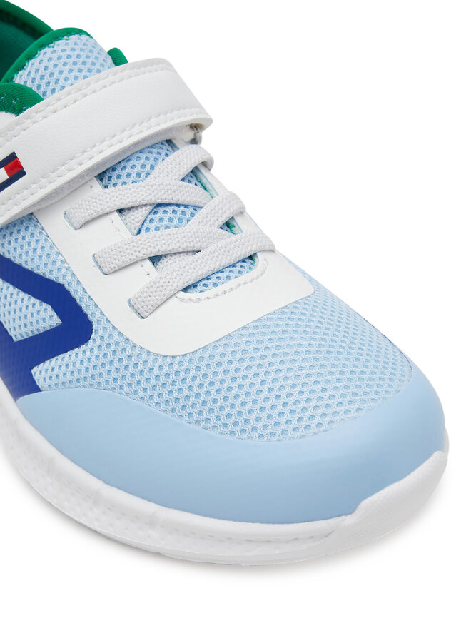 Tommy Hilfiger Снікерcи Tommy Hilfiger Low Cut Lace-Up/Velcro Sneaker T1B9-33868-1756 S Голубий