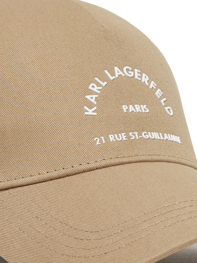 KARL LAGERFELD Шапка с козирка KARL LAGERFELD A1W33201 Бежов