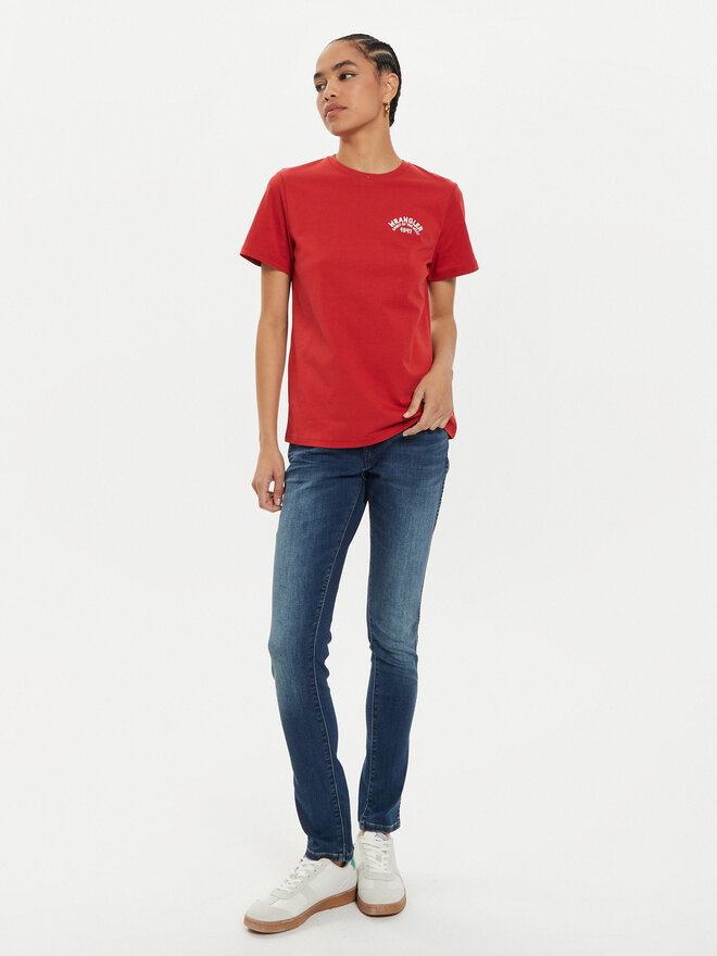 Wrangler Wrangler Camiseta Graphic 112356431 Rojo Regular Fit