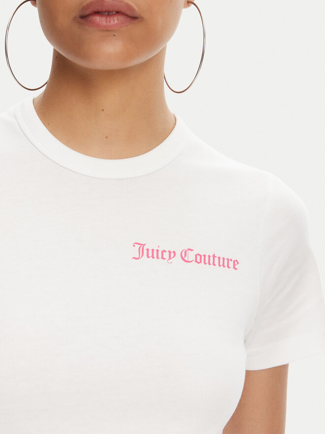 Juicy Couture Juicy Couture Camiseta La Beach JCWCT125319 Blanco Regular Fit