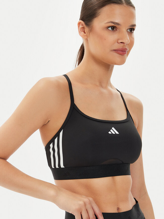 adidas adidas Спортивний бюстгальтер Hyperglam IS4491 Чорний