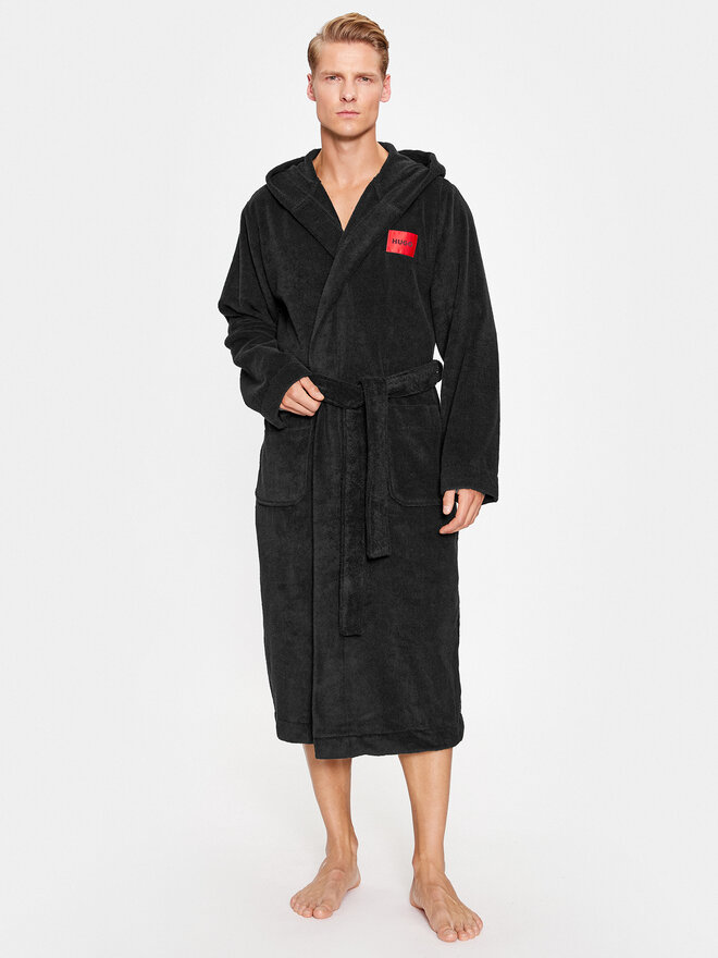 HUGO Hugo Bademantel 50503029 Schwarz