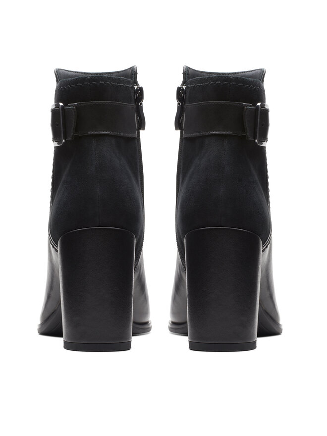 Clarks Ботильйони Clarks Freva 85 Buckle 26174749 Чорний